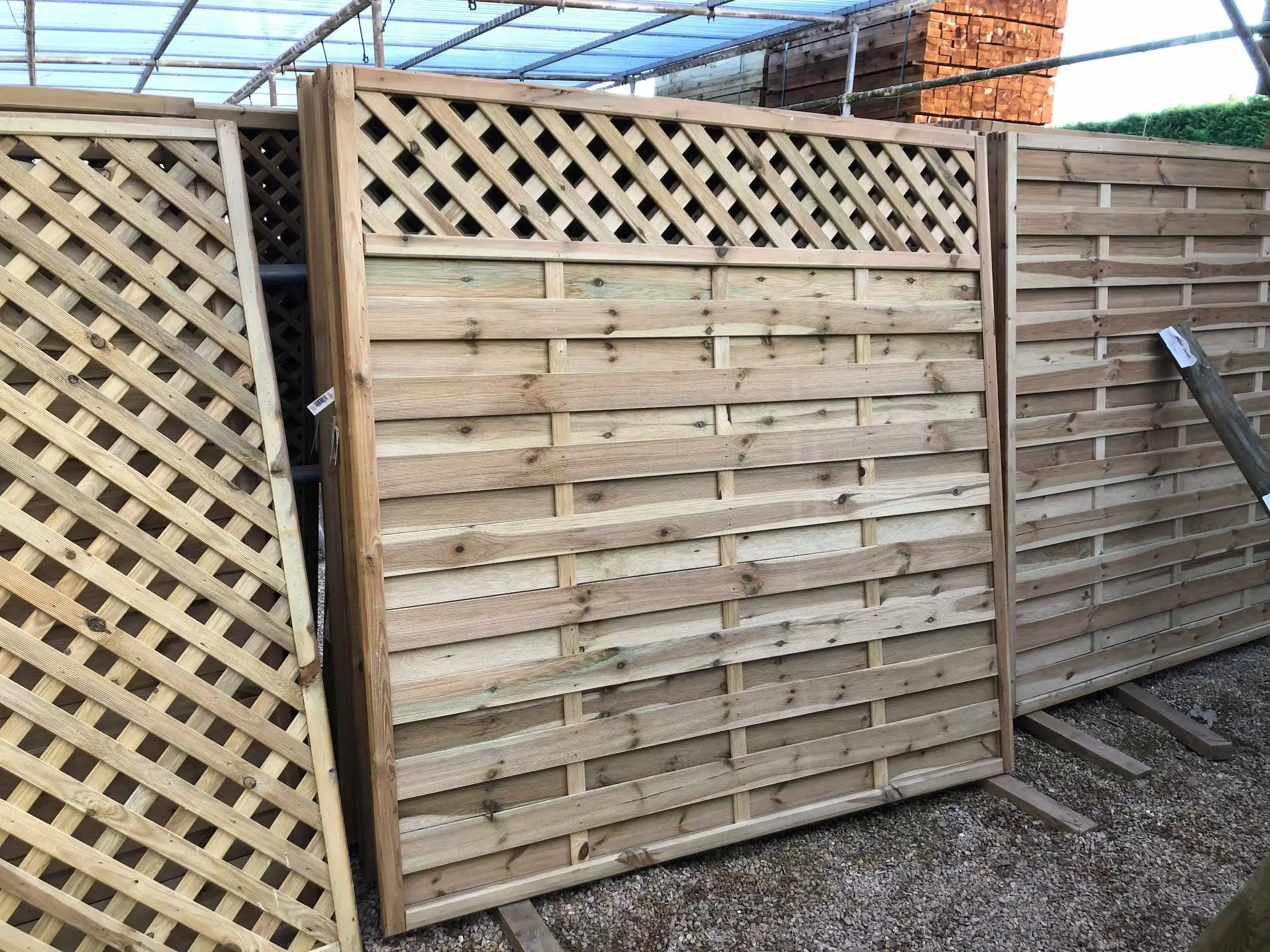 Elite malo fence panels for sale at Golden Larch Fencing.